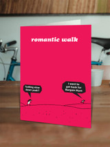 Rude Valentines Card Romantic Walk By Modern Toss