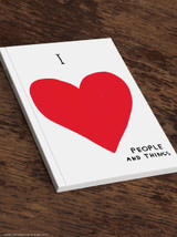 Funny A5 Notebook I Love People By David Shrigley