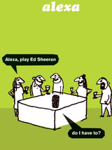 Funny Birthday Card Play Ed Sheeran By Modern Toss