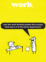 Funny Birthday Card Bonus Dept By Modern Toss