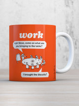 Funny Boxed Mug Work Biscuits By Modern Toss