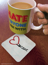 Street Art/Graffiti Coaster - Hold On Heart