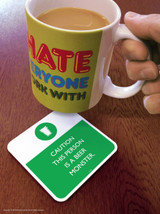 Funny Coaster - This Person Is A Beer Monster