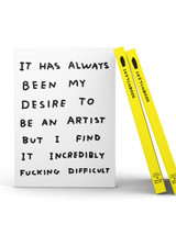 Funny Gift - Artists Sketchbook - Be An Artist By David Shrigley