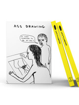 Funny Gift - Artists Sketchbook - Ass Drawing By David Shrigley