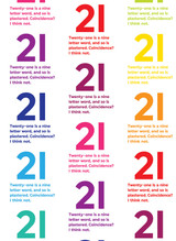 Age Gift Wrap - Funny 21st Birthday Wrapping Paper