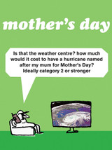 Rude Mother's Day Card Hurricane By Modern Toss