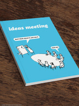 Rude A5 48 Page Notebook - Ideas Meeting By Modern Toss