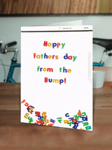Funny Father's Day Card Bump