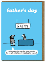 Funny Father's Day Card Special Exercise By Modern Toss
