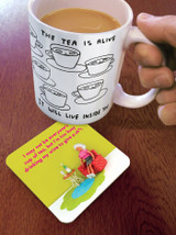 Rude Coaster - Cup Of Tea By Bold and Bright