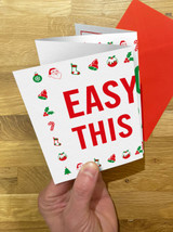 Funny Xmas Card - Farty Pants Christmas Concertina Card
