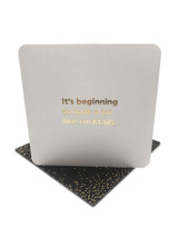 Funny Birthday Card (Gold Foiled) Beginning To Look Like Cocktails