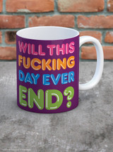 Rude Boxed Day Ever End Mug (Purple) By Brainbox Candy