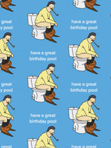 Funny Gift Wrap - Birthday Poo Wrapping Paper By Otherwhats