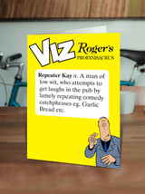 Repeater Kay Viz Roger's Profanisaurus Funny Birthday Card