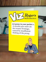 Wet Penny Viz Roger's Profanisaurus Funny Birthday Card
