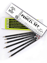 Funny Pencil (Set 2) - 6 Pencils (Gift Boxed) By David Shrigley