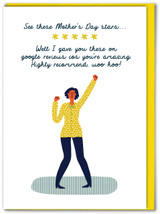 Funny Mother's Day Card Mothers Day Stars