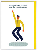 Funny Mother's Day Card Best Mum In The World Son