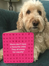 Funny Embossed Mother's Day Card Favourite Child