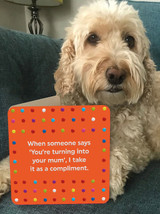 Funny Embossed Mother's Day Card Compliment