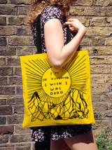 Funny Tote Bag - So Hungover By David Shrigley