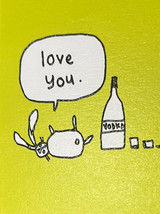 Funny (Embossed) Birthday Card - Love You By Hazel Bee