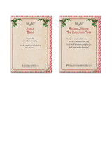 Rude Pack of 10 Saucy Songbook Christmas Cards