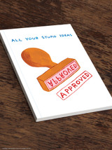 Funny A5 Notebook All Your Stupid Ideas By David Shrigley