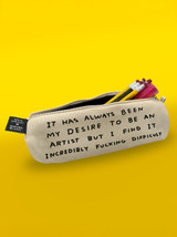 Funny Pencil Case - Be An Artist By David Shrigley Funny Pencil Case - Be An Artist By David Shrigley