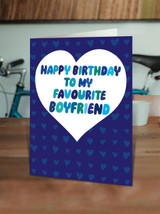 Funny Favourite Boyfriend Birthday Card By Brainbox Candy