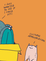 Funny Cultural Appropriation Birthday Card By Majasbok