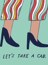 Funny Take A Cab Birthday Card By Majasbok