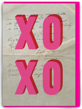 Funny XOXO Valentine’s Day Card By Real Hackney Dave