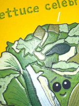 Funny Lettuce Celebrate Birthday Card (Embossed) By Sew Your Soul