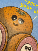 Funny Eggcited Birthday Card (Embossed) By Sew Your Soul