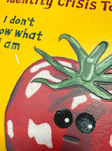 Funny Identity Crisis Tomato Birthday Card (Embossed) By Sew Your Soul