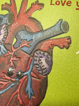 Funny (Embossed) Birthday Card - Love You All My Heart By Sew Your Soul