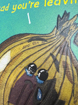 Funny (Embossed) Leaving Card - Sad Onion By Sew Your Soul