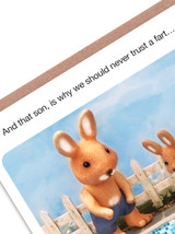 Funny Birthday Card Never Trust A Fart By Forest_Fr1ends