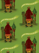 Rude Gift Wrap - Chestnuts Roasting Christmas Wrapping Paper By Bryony Walters