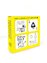 Rude Pack of 4 Coasters (Yellow - Gift Boxed) By David Shrigley