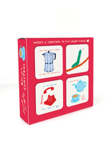 Rude Pack of 4 Coasters (Red - Gift Boxed) By David Shrigley