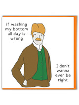 Washing Bottom Birthday Card By Otherwhats