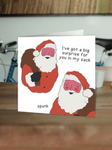 Santa Spunk Christmas Card By Otherwhats