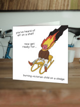 Burning Child Christmas Card By Otherwhats