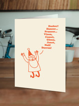 Funny Christmas Card Reindeer Names By Brainbox Candy