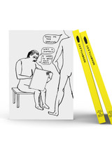 Rude Gift - Artists Sketchbook - Show Me The Drawing By David Shrigley