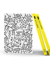 Funny Gift - Artists Sketchbook - Look At This By David Shrigley